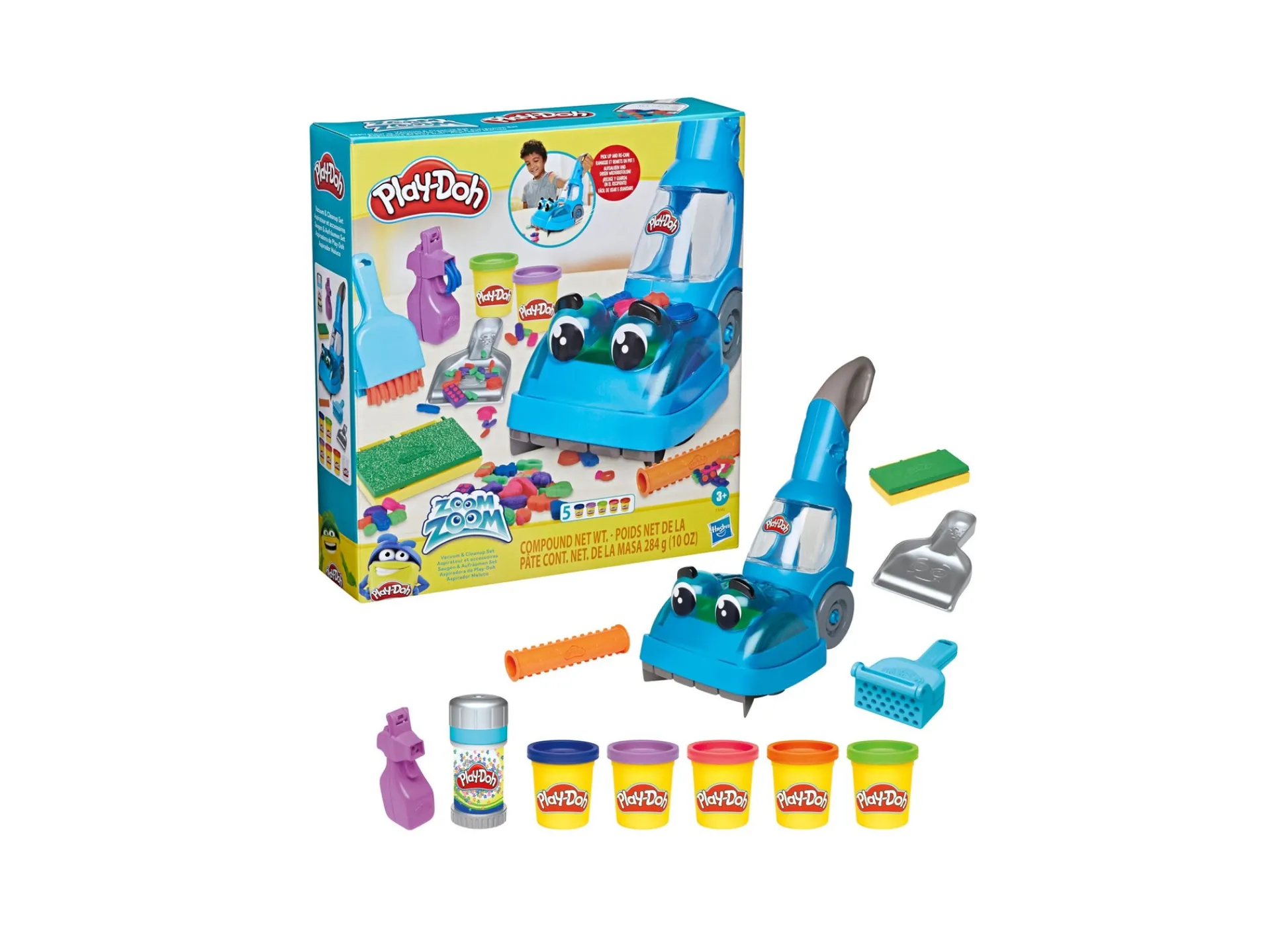 Macy's - Supplier Play-Doh Zoom Zoom Vacuum and Clean-up Set - Interactive Toy for Kids* Clay, Dough & Sand Art