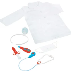 Flat River Group Playful Minds 6pc Doctor Dress Up Set - White & Red* Dress Up & Accessories|Dress Up