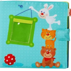 HABA USA Playmates Interactive Soft Fabric Baby Photo Album* Social & Emotional Skills|Developmental Toys