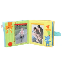 HABA USA Playmates Interactive Soft Fabric Baby Photo Album* Social & Emotional Skills|Developmental Toys