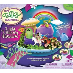 Calendar Holdings, LLC PlayMonster Enchanted Unicorn Fairy Light Garden Playset* Playsets & Vehicles