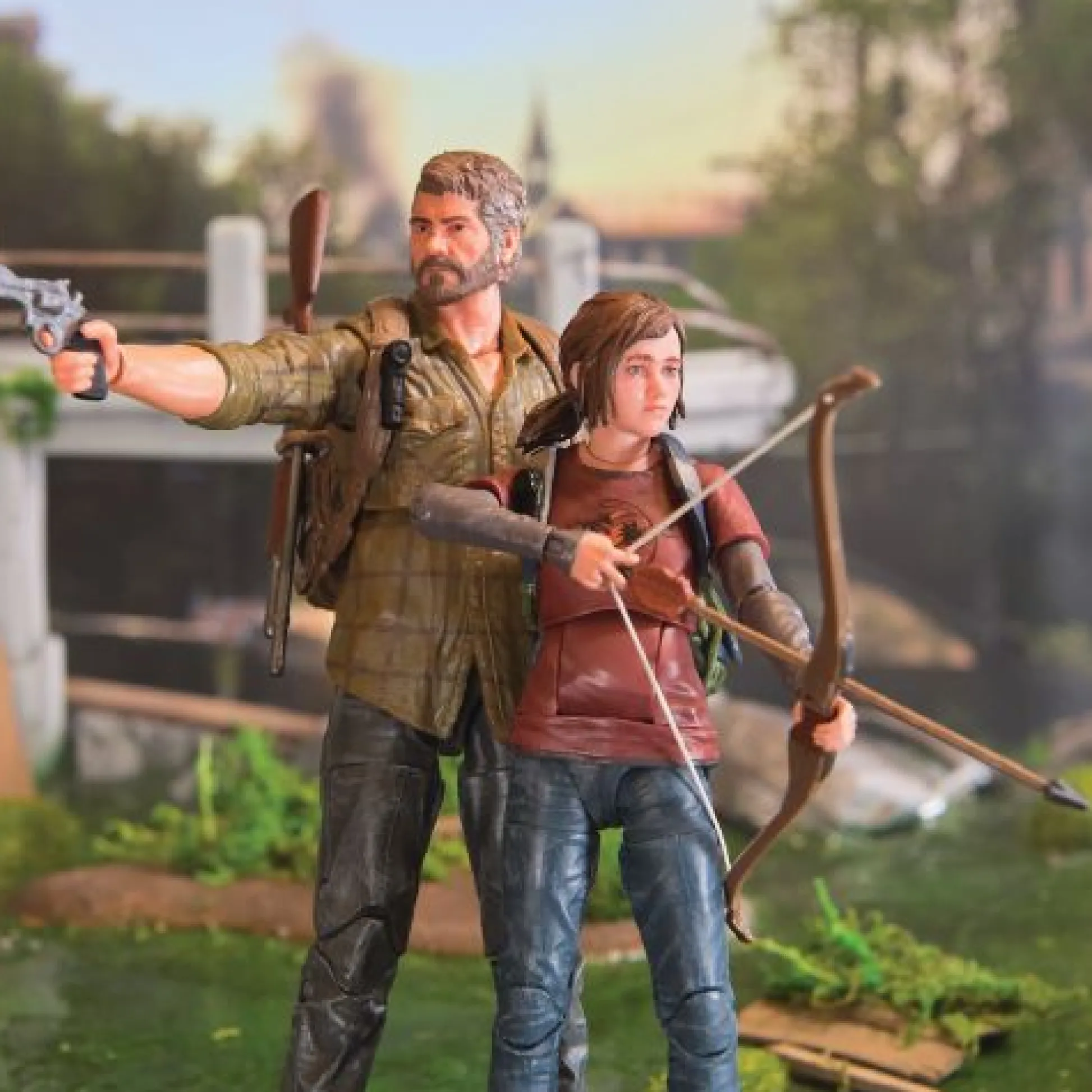 Calendar Holdings, LLC PlayStation The Last of Us 6 Inch Action Figures - Joel & Ellie Collector's Set* Collectible Figures & Playsets