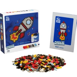 Flat River Group Plus-Plus Puzzle by Number Rocket - 500 Piece Creative Set for Kids Ages 5+* Puzzles
