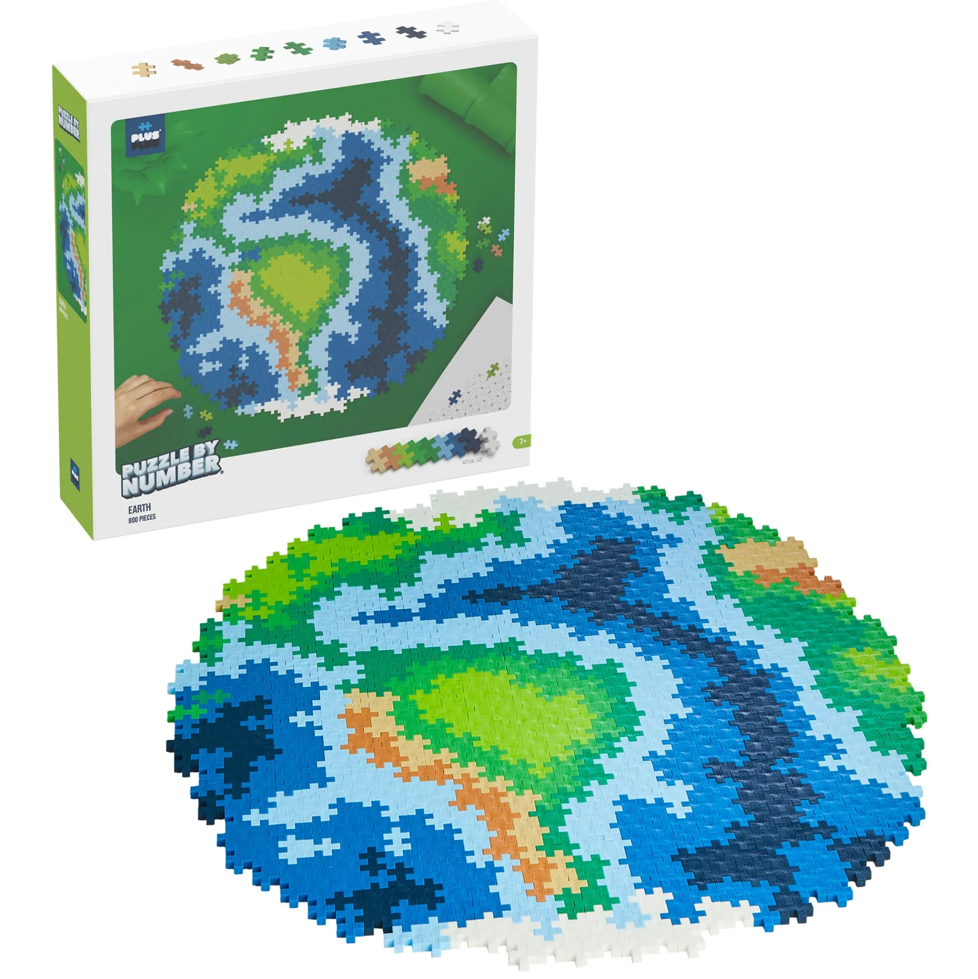 Educators Resource Plus-Plus Puzzle By Number - 800 Piece Earth-Themed Puzzle* Puzzles