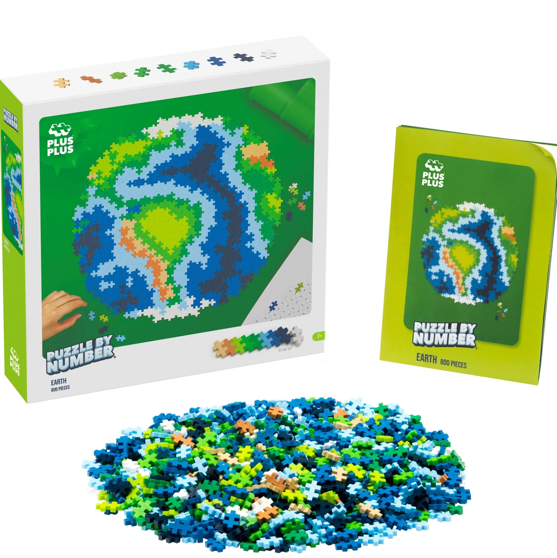 Educators Resource Plus-Plus Puzzle By Number - 800 Piece Earth-Themed Puzzle* Puzzles