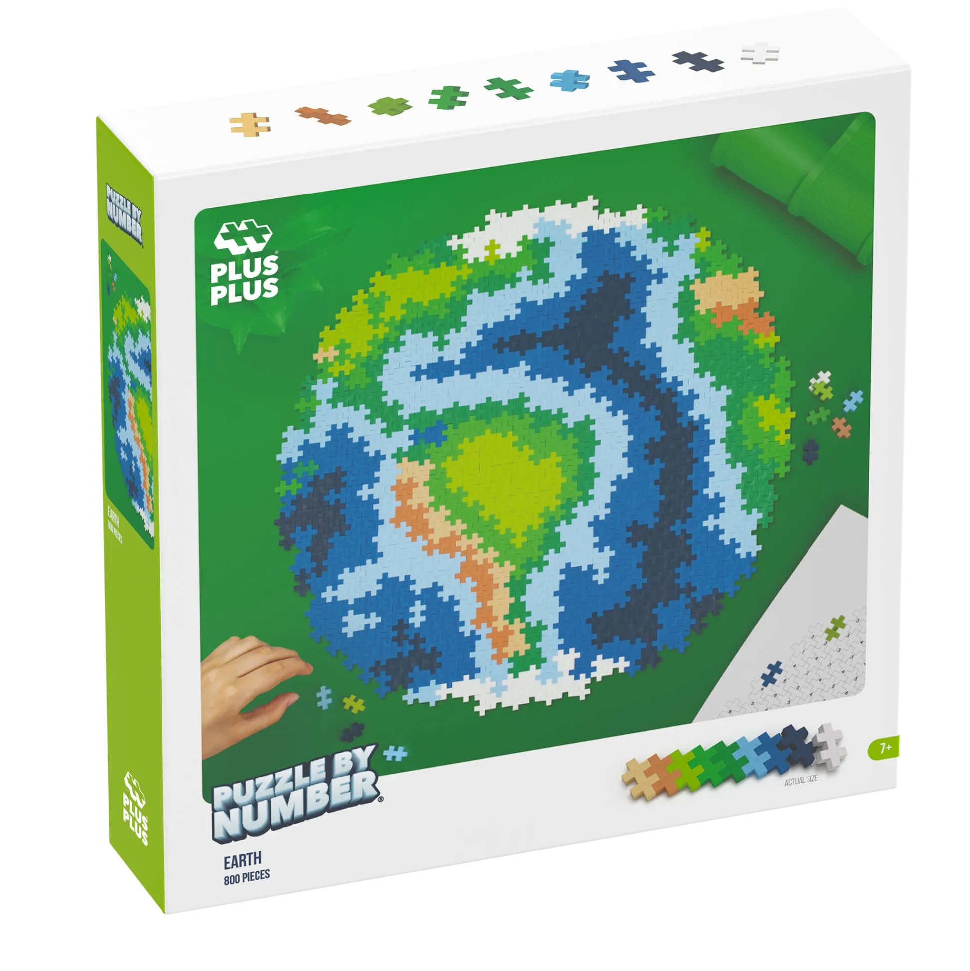 Educators Resource Plus-Plus Puzzle By Number - 800 Piece Earth-Themed Puzzle* Puzzles