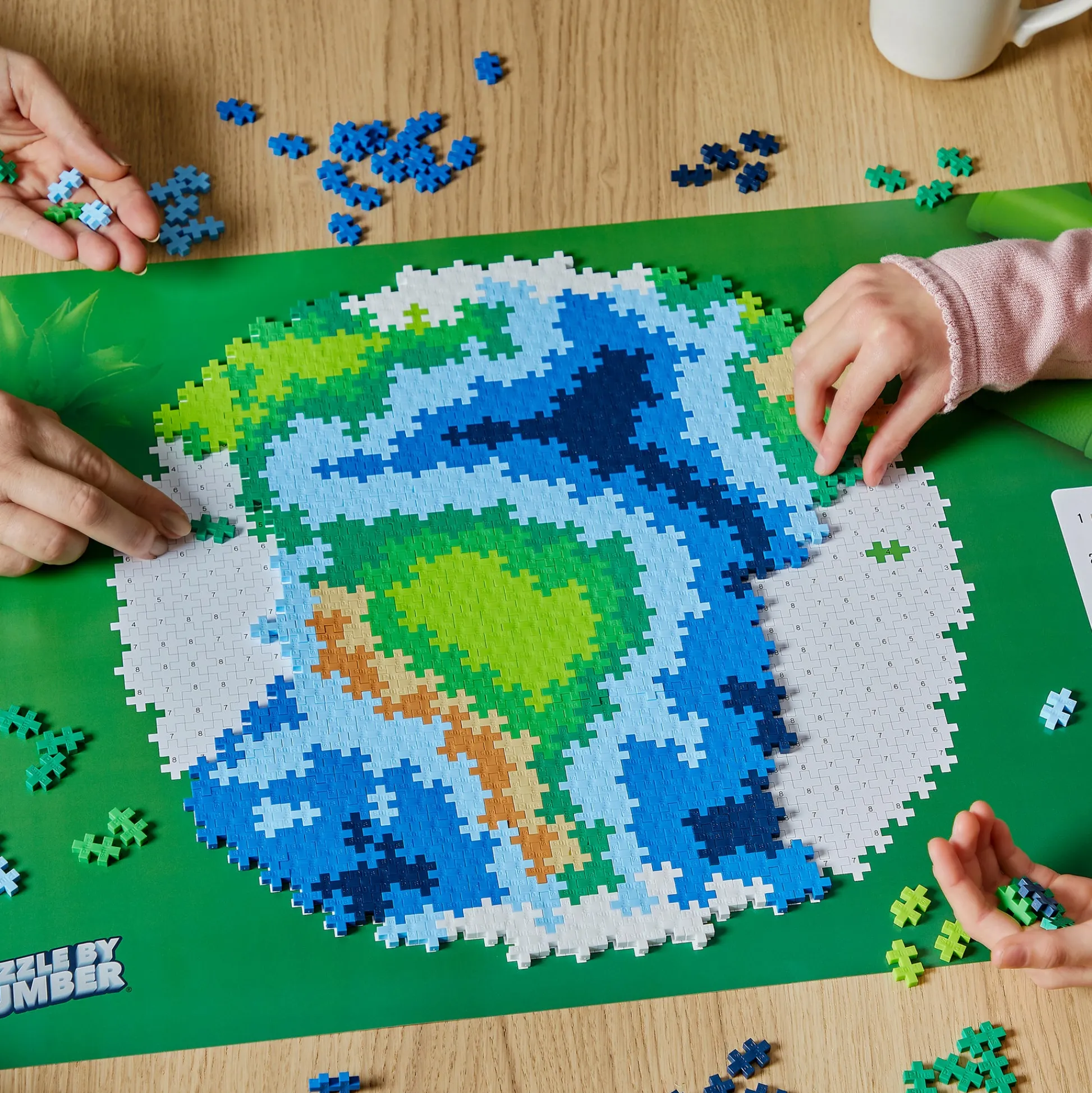 Educators Resource Plus-Plus Puzzle By Number - 800 Piece Earth-Themed Puzzle* Puzzles