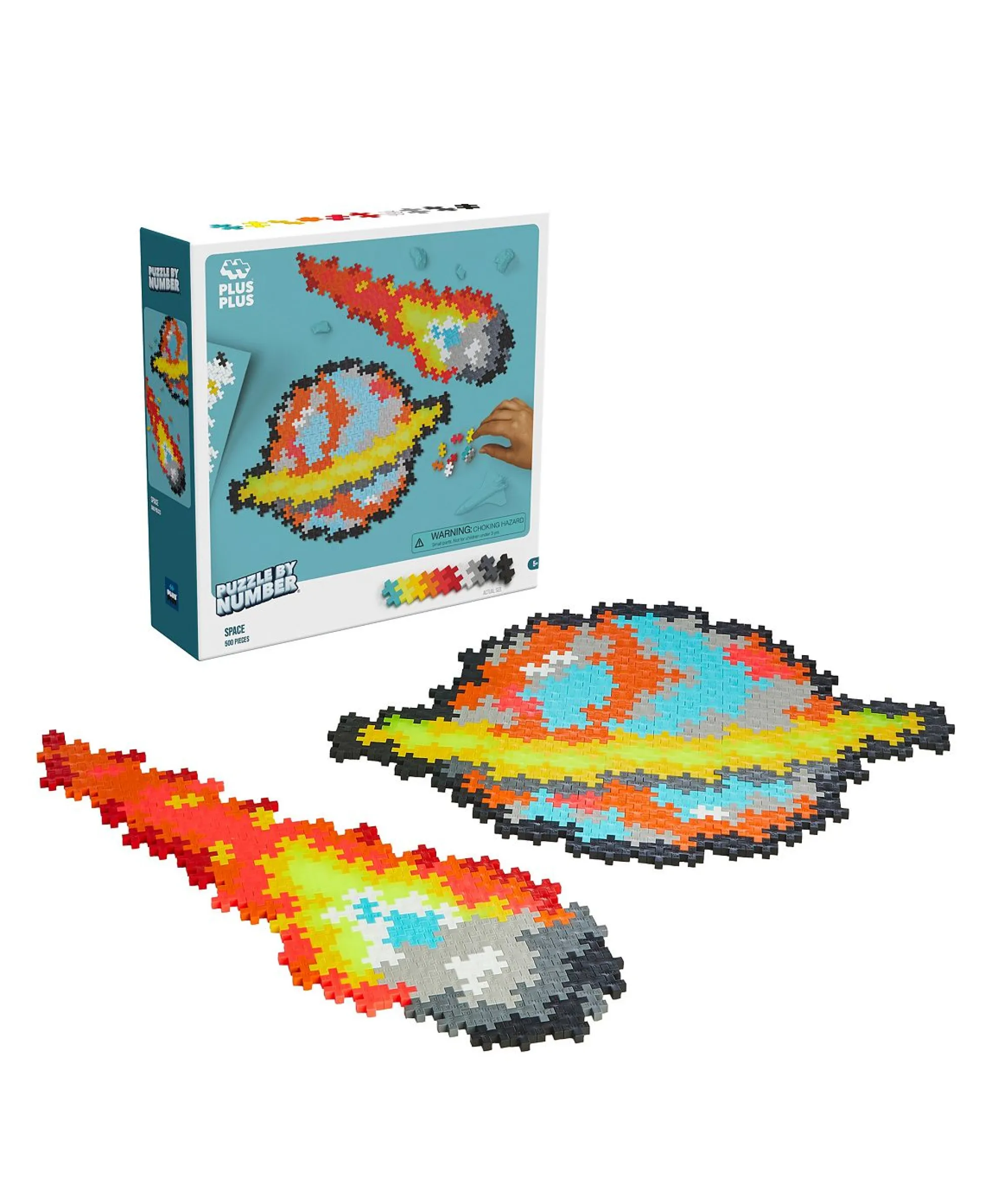 Educators Resource Plus-Plus Puzzle By Number - 500 Piece Space Themed Puzzle* Puzzles