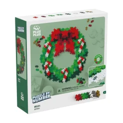 AreYouGame Plus-Plus Wreath Puzzle By Number - 500 pc* Puzzles