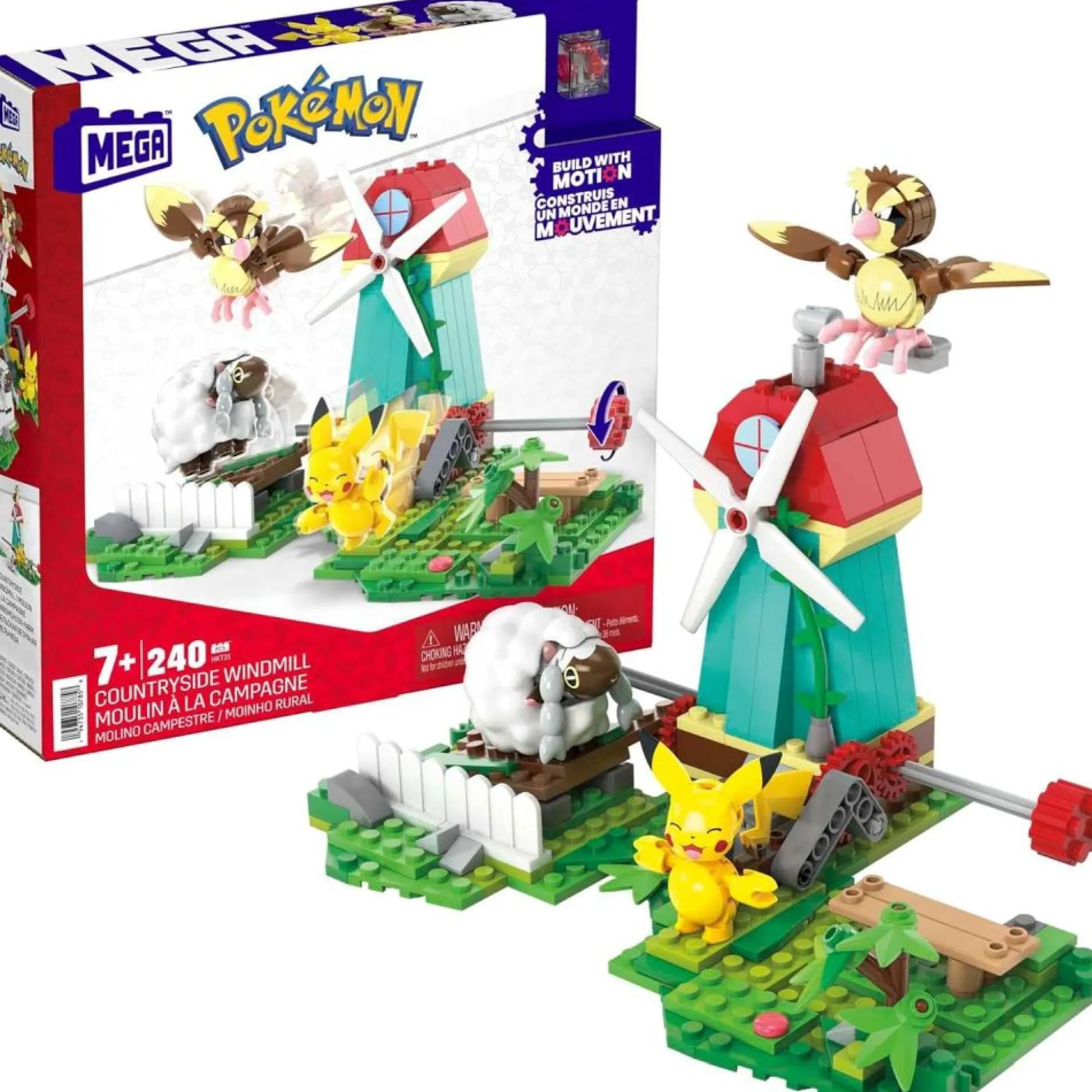 Calendar Holdings, LLC Pokemon Adventure Builder 1101-Piece Training Stadium Playset* Mega Construx|Pokemon