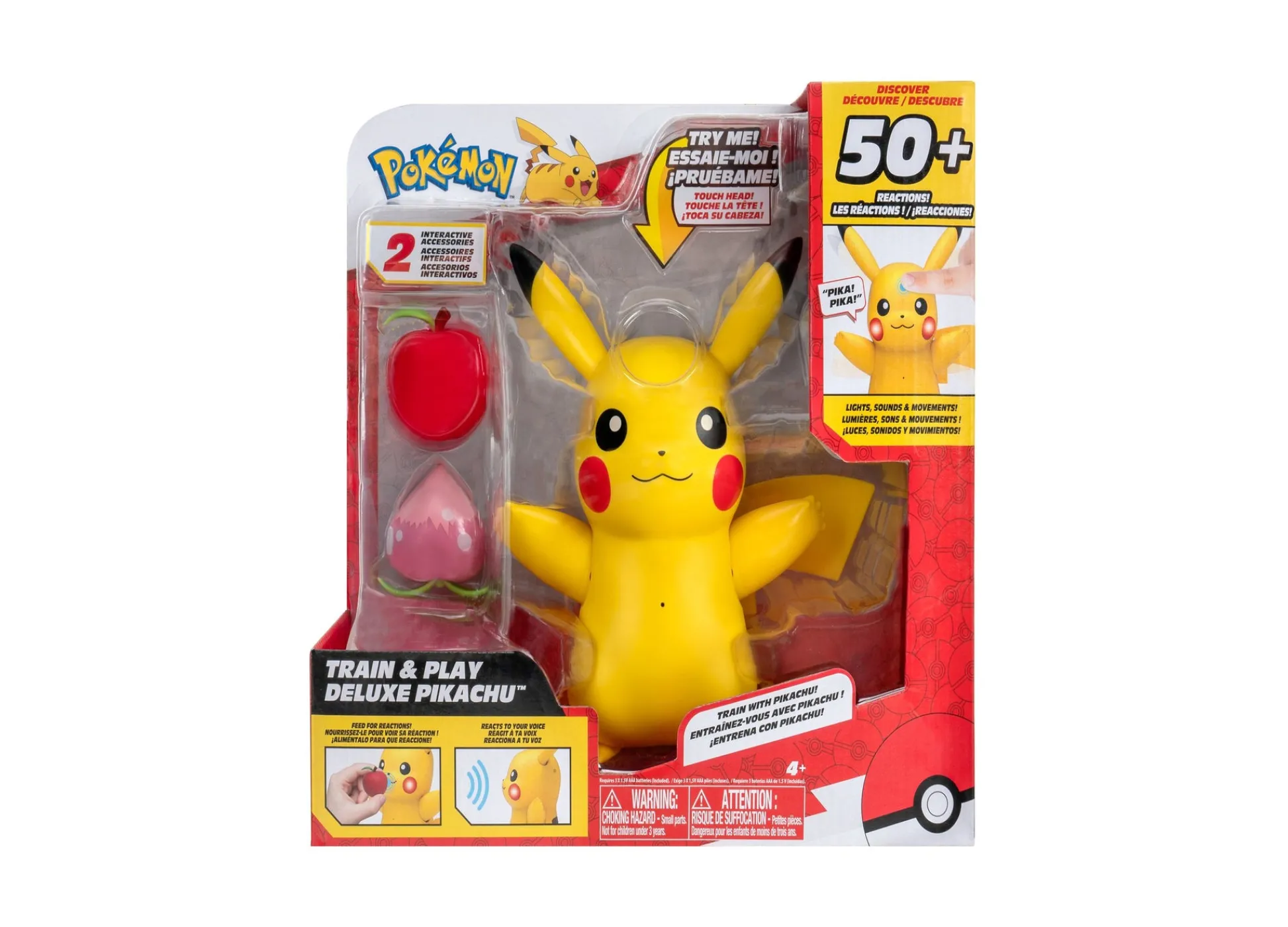 Macy's - Supplier Pokemon Pikachu Train and Play Deluxe Interactive Action Figure* Fan Vault|Pokemon