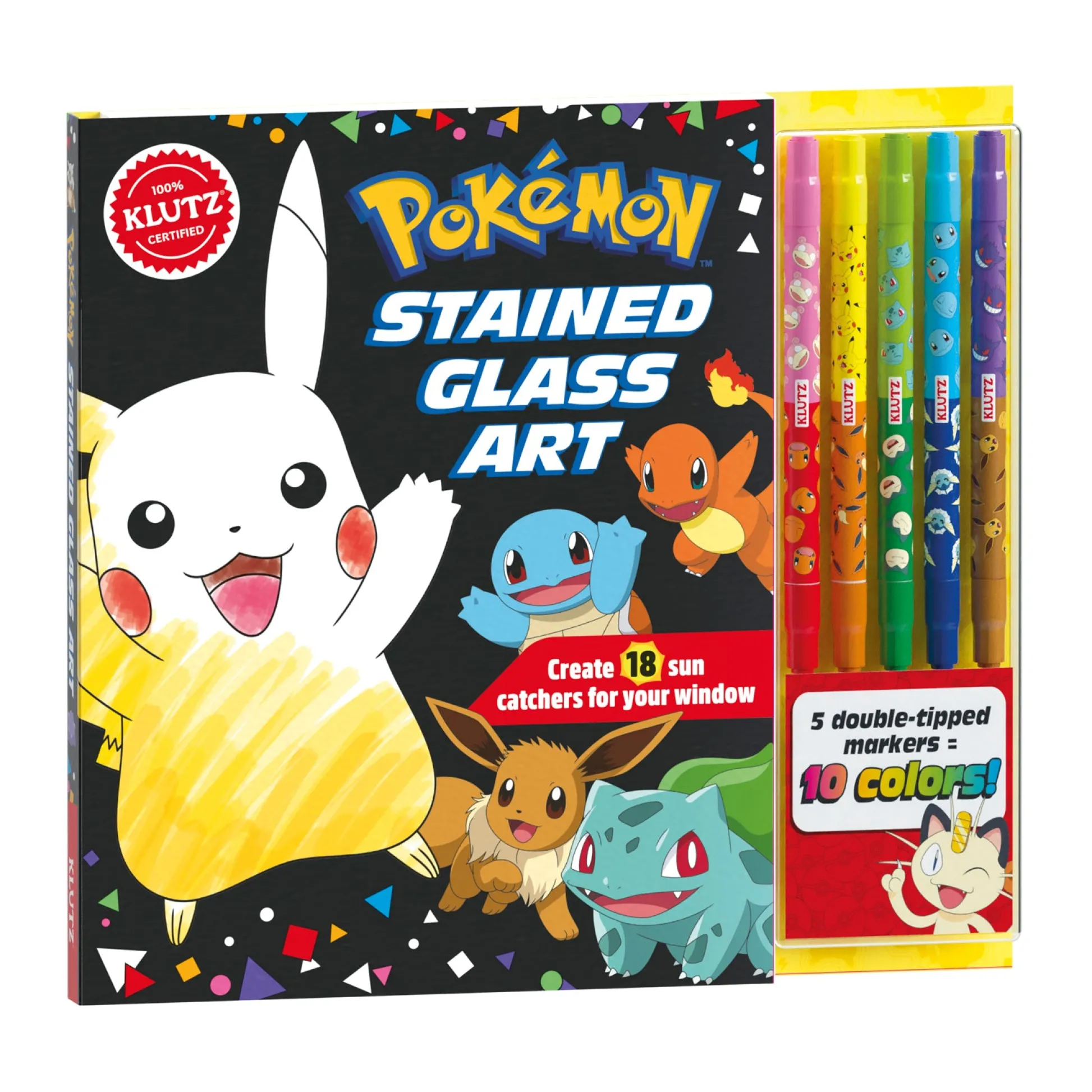 AreYouGame Pokemon Stained Glass Art Coloring Kit* Drawing, Color & Painting|Pokemon