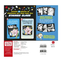 AreYouGame Pokemon Stained Glass Art Coloring Kit* Drawing, Color & Painting|Pokemon