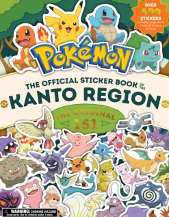 Readerlink Distribution Services Pokémon Kanto Region Spectacular Sticker Adventure Book*Kids Reading, Writing & Speech|Kids Books