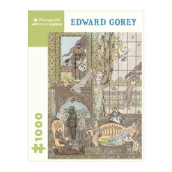 AreYouGame Pomegranate Edward Gorey Frawgge Manufacturing Co. 1000 Piece Puzzle* Puzzles