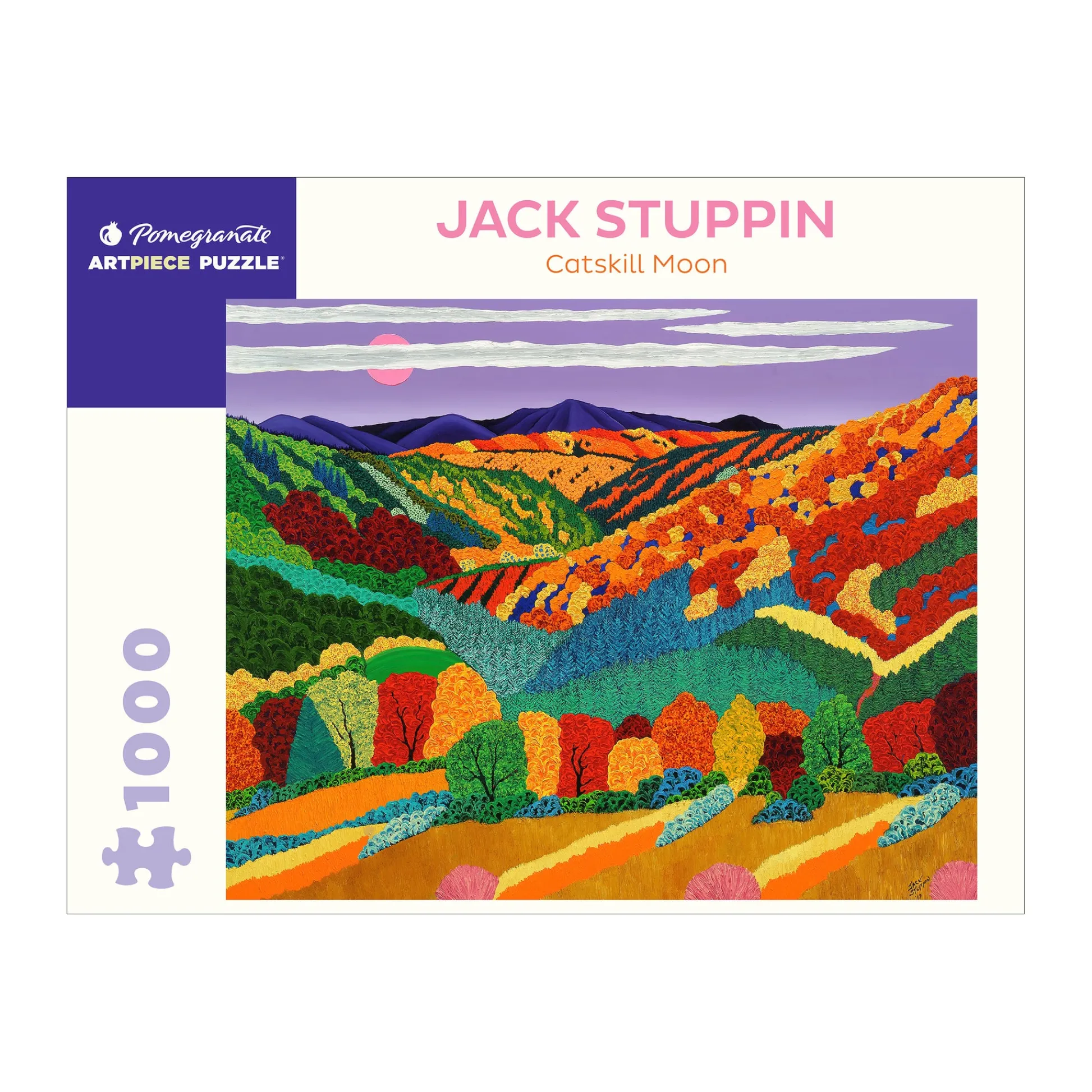 AreYouGame Pomegranate Jack Stuppin Catskill Moon Art Puzzle - 1000 pc* Puzzles