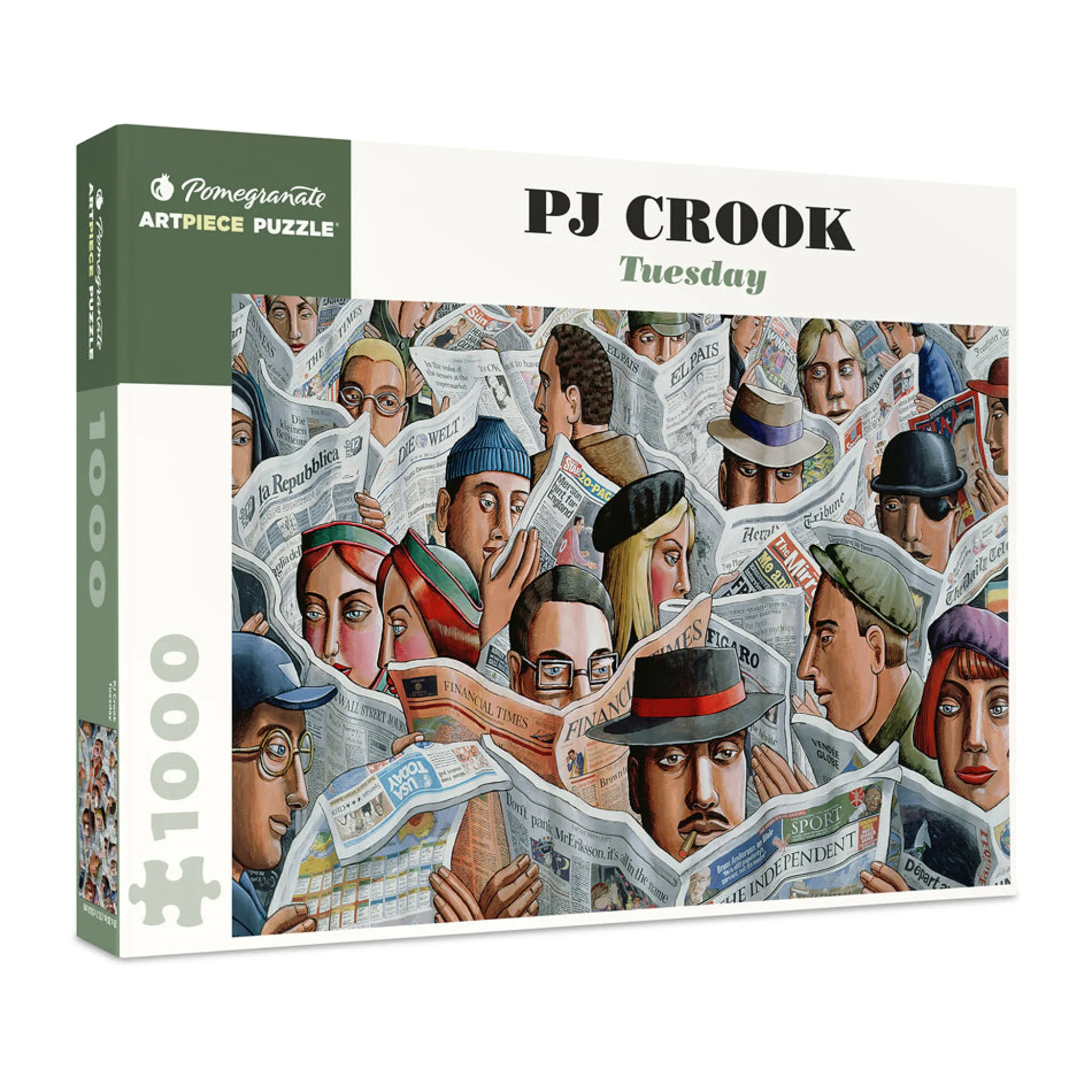 AreYouGame Pomegranate PJ Crook Tuesday Art Jigsaw Puzzle - 1000 pc* Puzzles