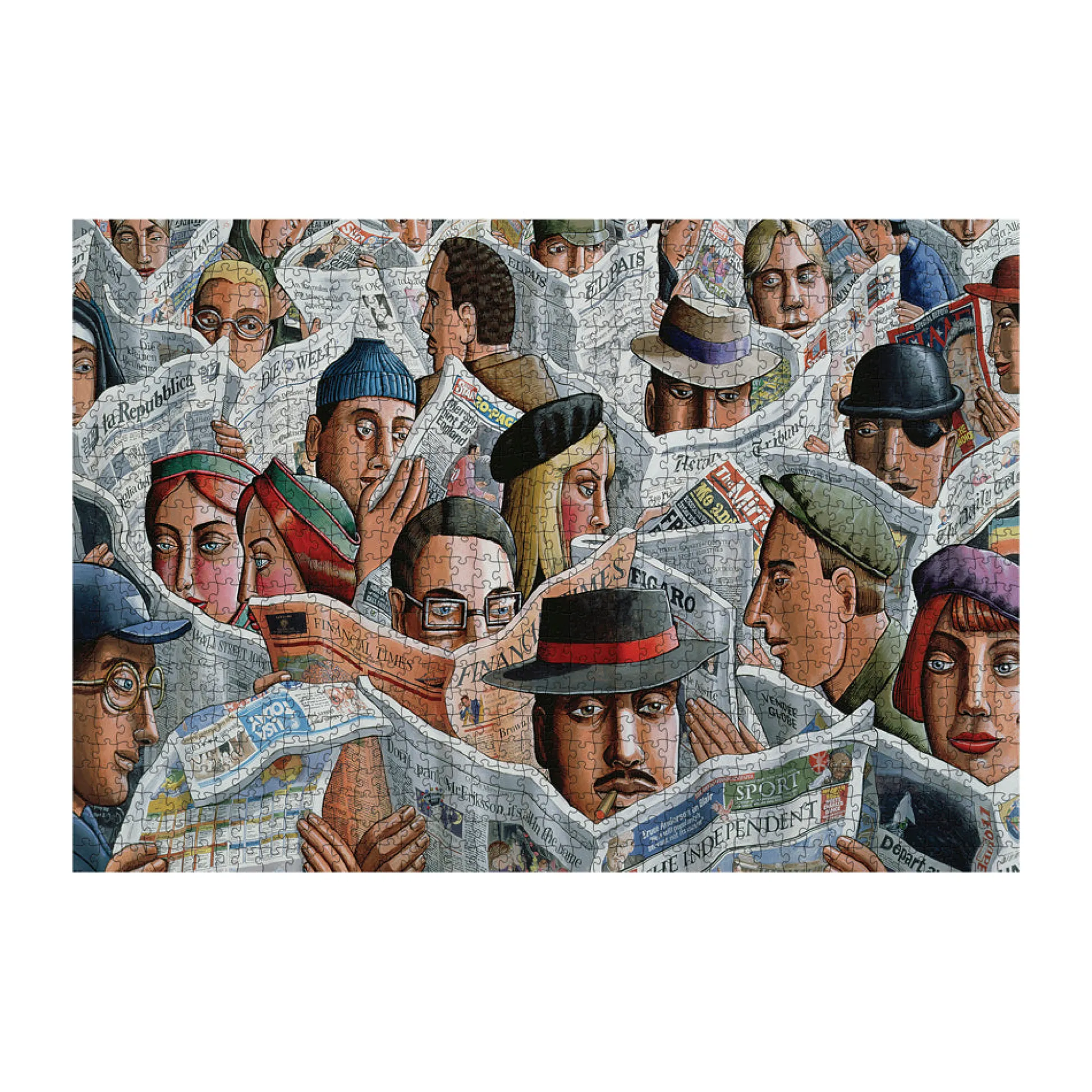 AreYouGame Pomegranate PJ Crook Tuesday Art Jigsaw Puzzle - 1000 pc* Puzzles