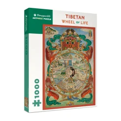 AreYouGame Pomegranate Tibetan Wheel of Life Jigsaw Puzzle - 1000 pc* Puzzles