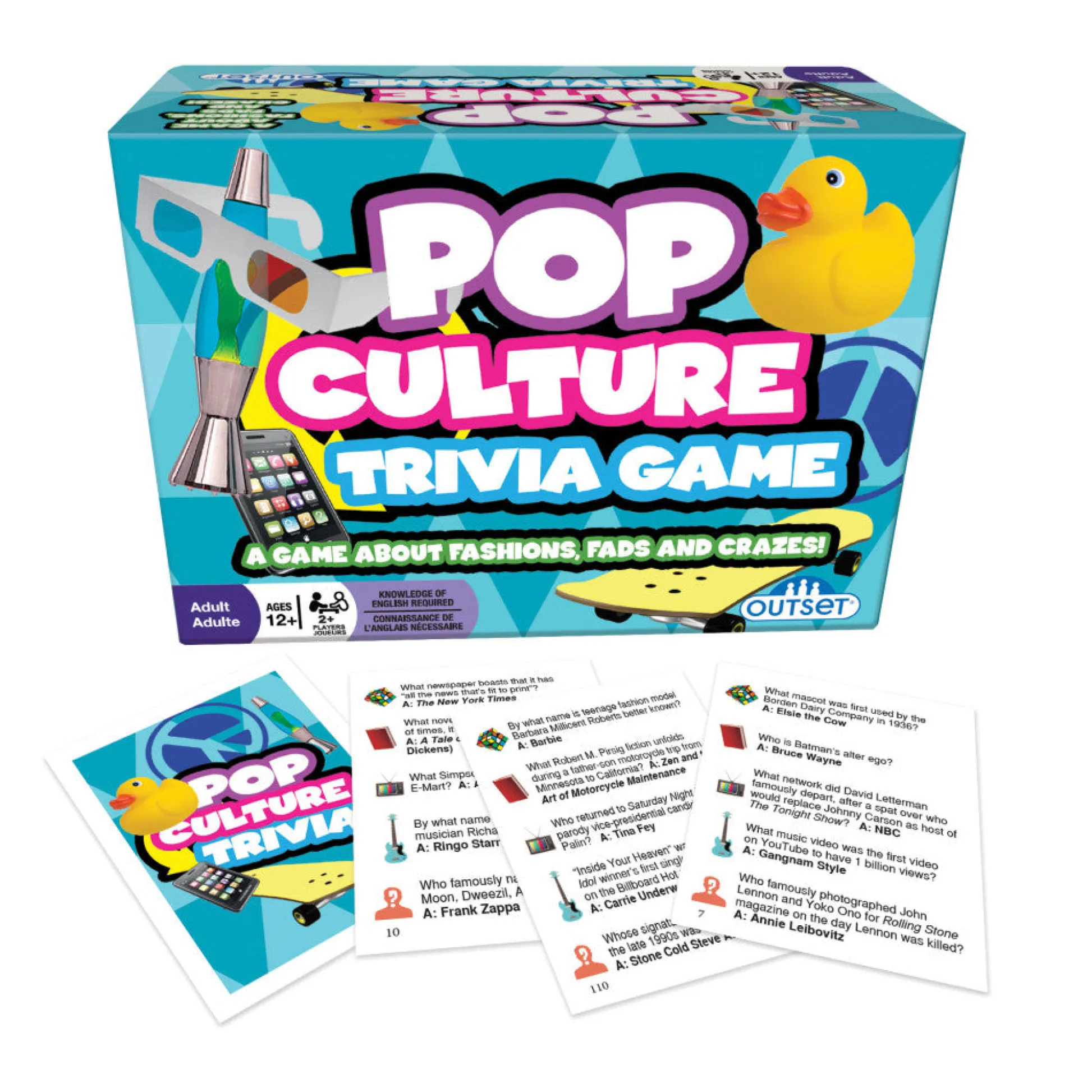 Flat River Group Pop Culture Trivia Game: Ultimate Celebrity Quiz Edition* Social & Emotional Skills|Card Games