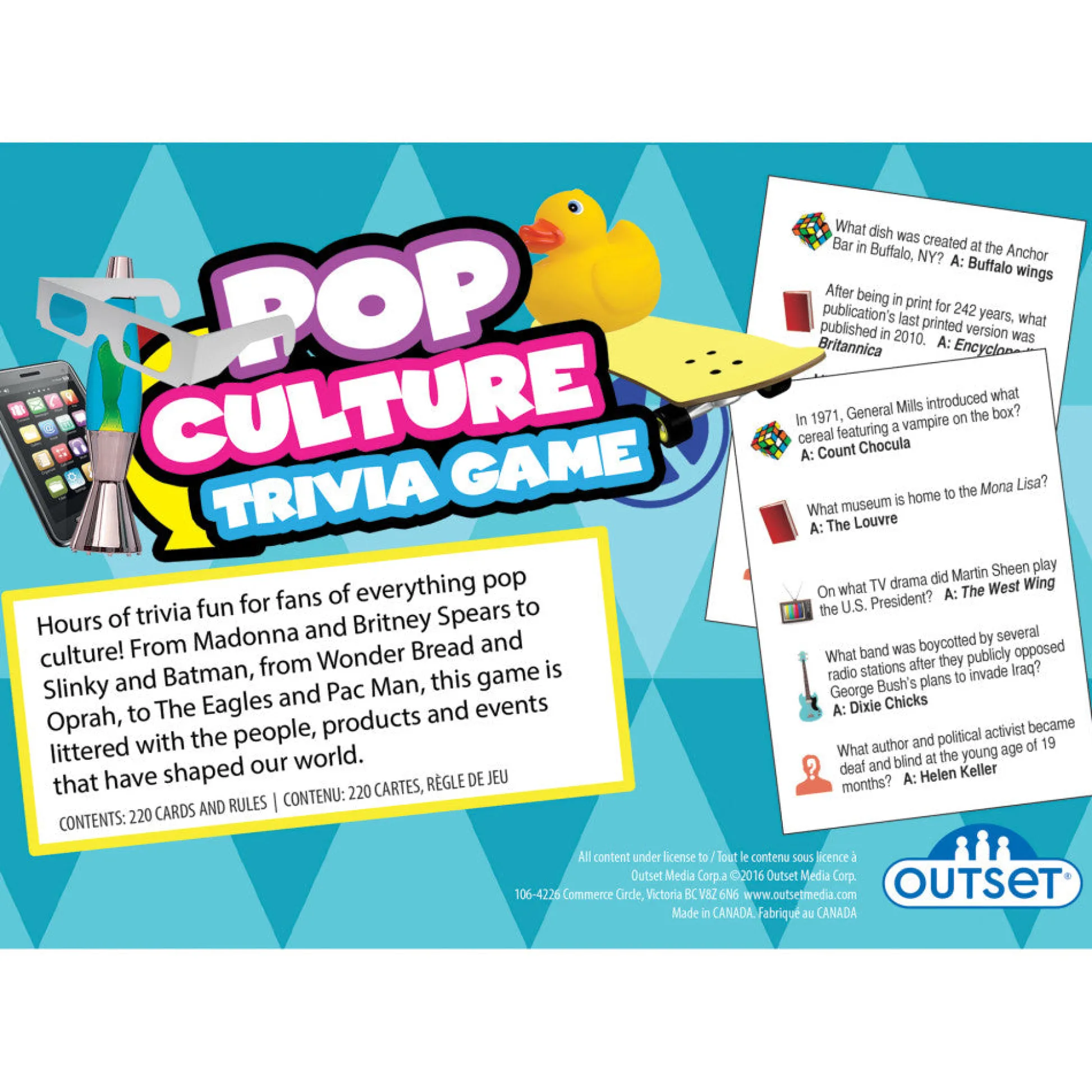 Flat River Group Pop Culture Trivia Game: Ultimate Celebrity Quiz Edition* Social & Emotional Skills|Card Games