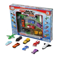 AreYouGame Popular Playthings Micro Mix or Match 9-Piece Interchangeable Vehicle Set* Preschool Education Toys & Activities|Preschool Vehicles