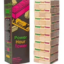 Flat River Group Power Hour Tower: Ultimate Party Game* Family & Entertainments Games|Social & Emotional Skills