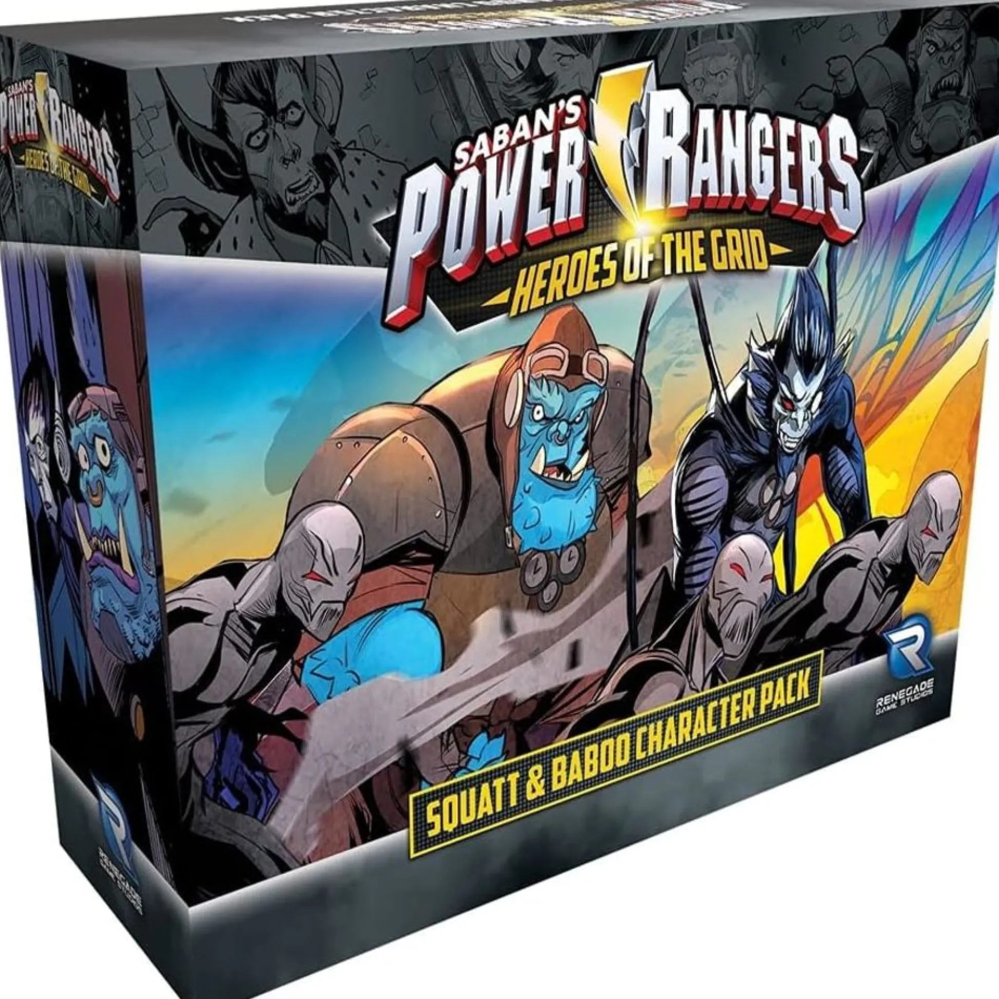 Flat River Group Power Rangers Heroes of the Grid Squatt & Baboo Miniature Pack* Miniature Figures & Games