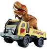Flat River Group Pre-Historic Times T-REX Transporter with Light & Sounds, Dinosaur Play Truck Set, Ages 3+* Playsets & Vehicles