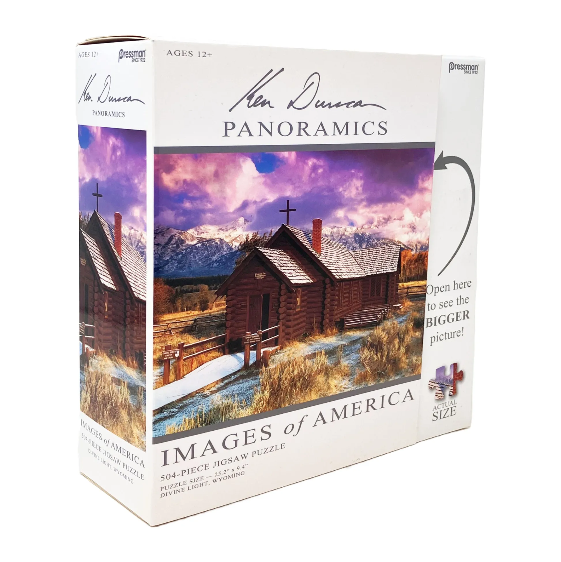 AreYouGame Pressman Divine Light, Wyoming Panoramic Jigsaw Puzzle - 504 pc* Puzzles