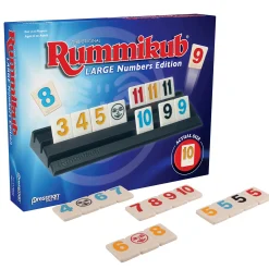 Educators Resource Pressman Large Number Rummikub Board Game* Dominoes & Tiles Games