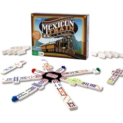Educators Resource Pressman Mexican Train Dominoes Game Set* Dominoes & Tiles Games
