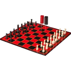 Educators Resource Pressman Triple-Play Classic Board Games Set, Chess/Checkers/Backgam Net, Pack of 2* Role-Playing Games|Board Games