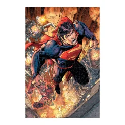AreYouGame Prime 3D Superman 300-Piece 3D Lenticular Jigsaw Puzzle in Collectible Tin Book* Dc Comics|Puzzles