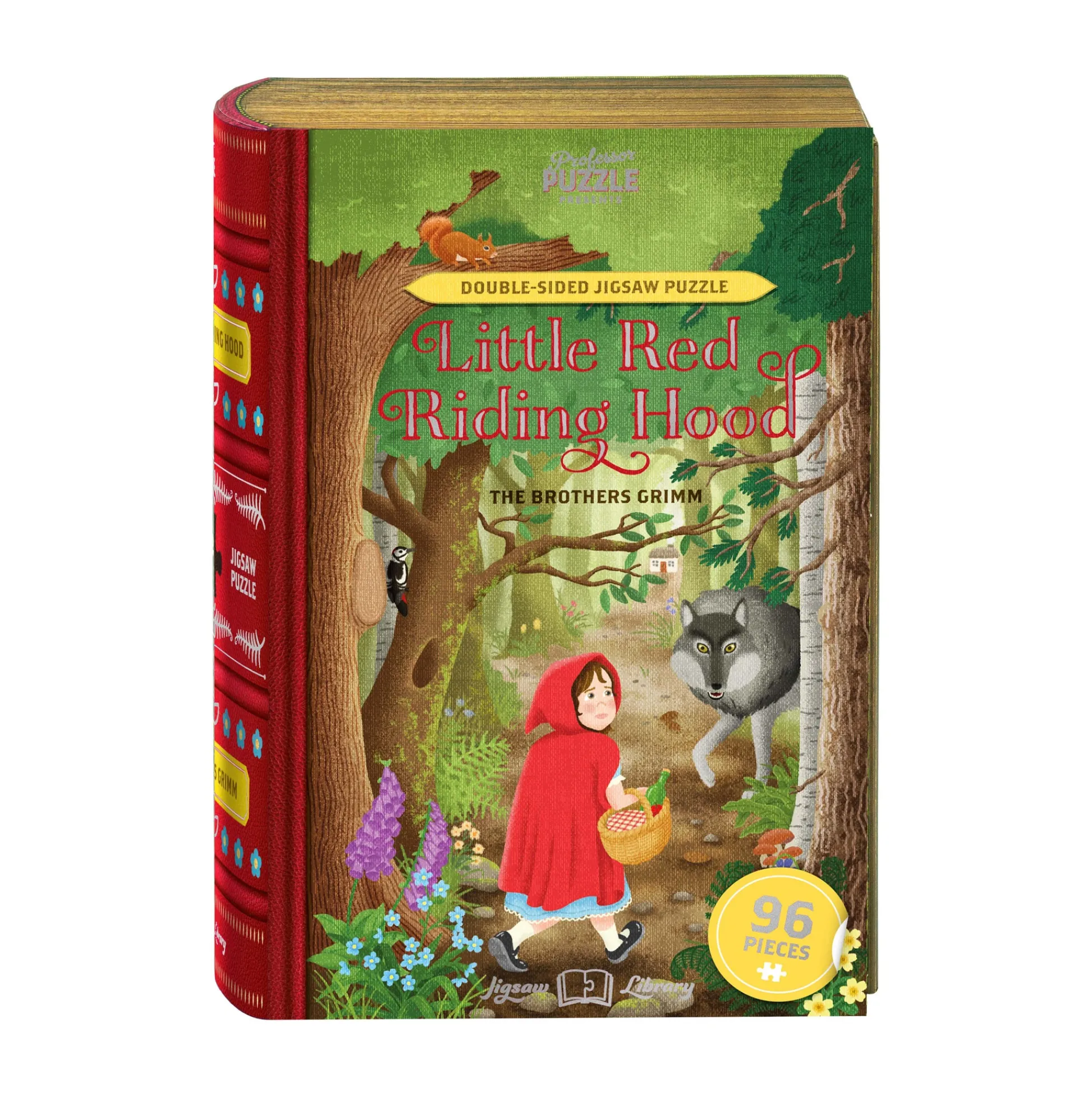 AreYouGame Professor Puzzle Brothers Grimm Little Red Riding Hood Jigsaw - 96 pc* Puzzles