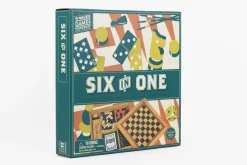 Professor Puzzle 6-in-1 Wooden Games Compendium* Puzzles|Classic Games