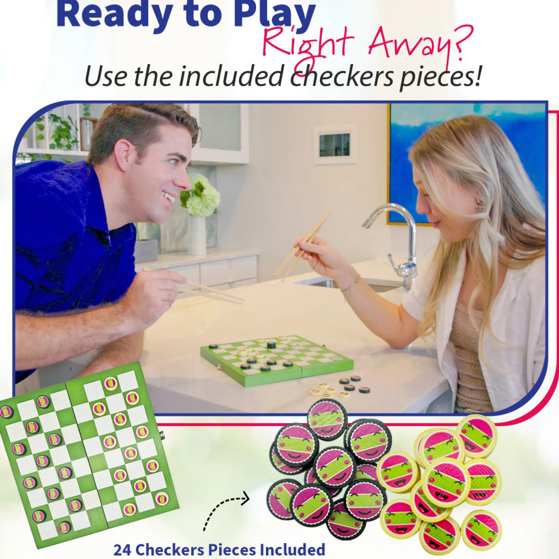 Flat River Group Project Genius Sushi Checkers & Sushi Making Strategy Game Set* Role-Playing Games|Board Games