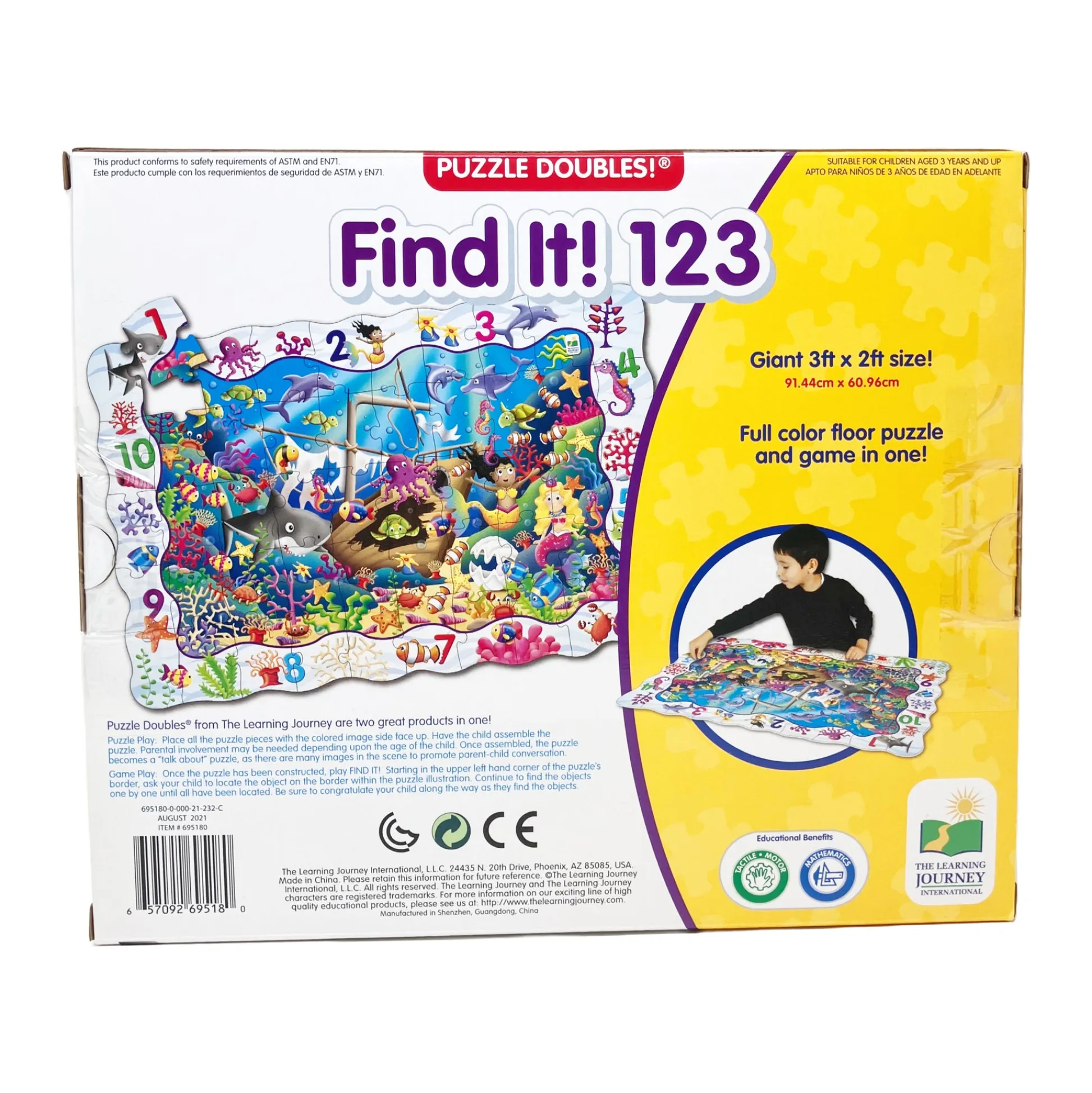 AreYouGame Puzzle Doubles! Find It Underwater Adventure - 50 pc* Puzzles
