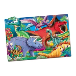 AreYouGame Puzzle Doubles! Glow in the Dark Dinos Jigsaw - 100 pc* Puzzles