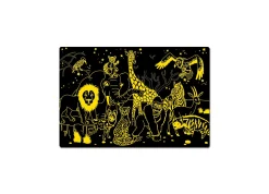 AreYouGame Puzzle Doubles! Glow in the Dark Wildlife Floor Puzzle – 100 pc* Puzzles