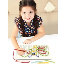 Flat River Group Quercetti Filo Filo Creative Lacing String Art Toy - 18 Templates* Crafts & Activities