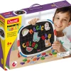 Flat River Group Quercetti Magnetic Discovery Board - Double-Sided Learning Tablet with Letters and Animal Magnets* Preschool Education Toys & Activities