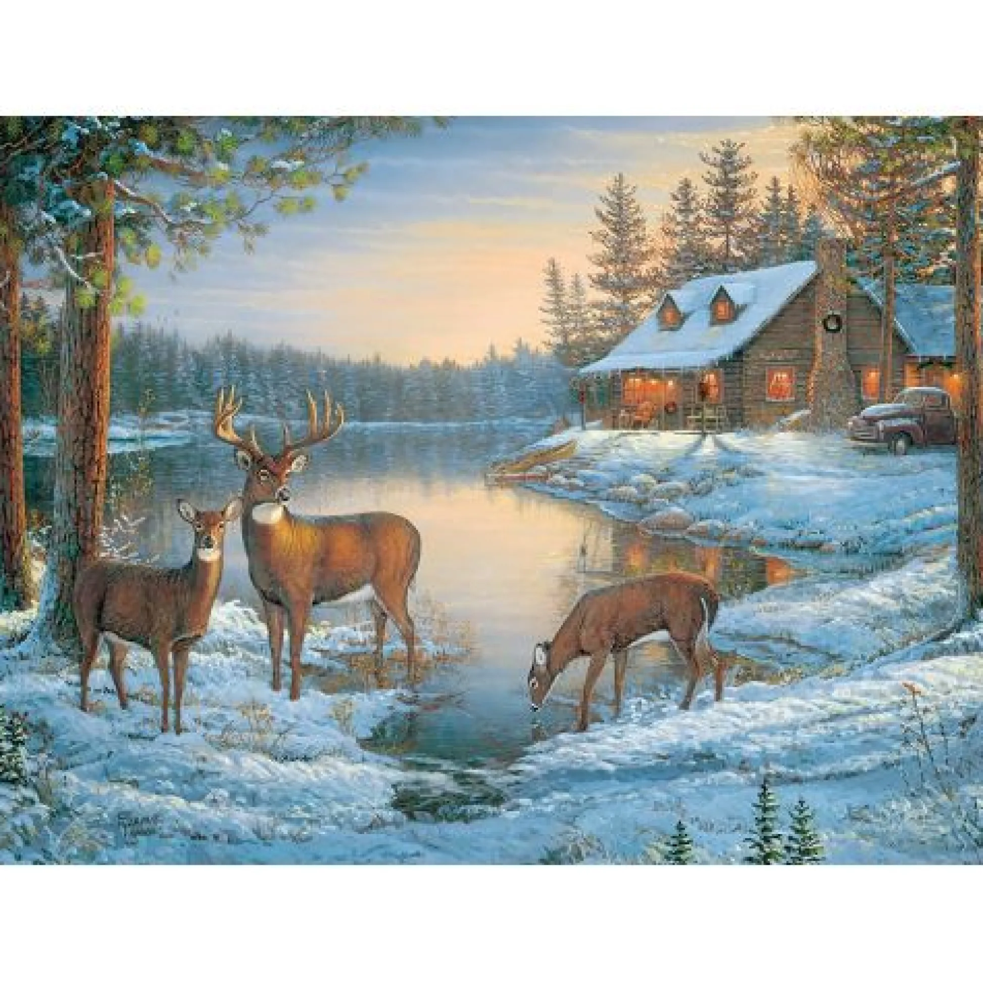 Calendar Holdings, LLC Quiet Place Linen Texture 1000pc Jigsaw Puzzle* Puzzles