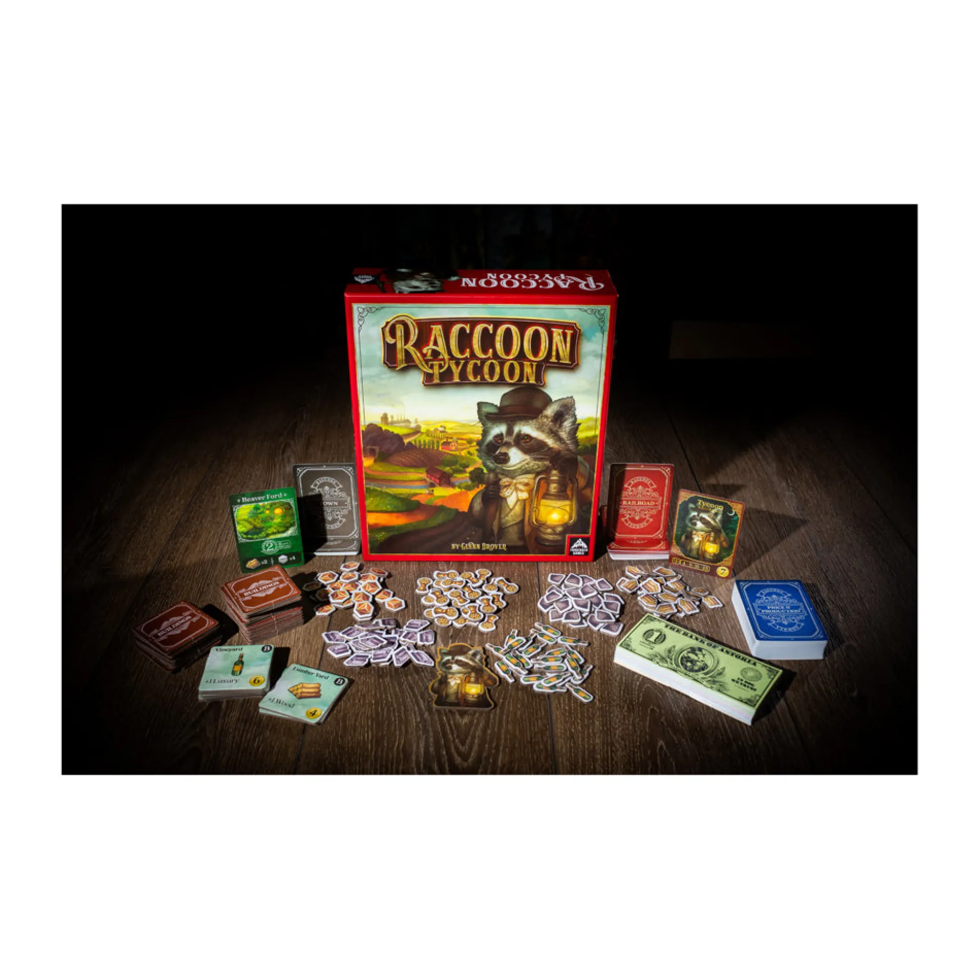 AreYouGame Raccoon Tycoon Strategic Board Game by Forbidden Games* Board Games|Role-Playing Games