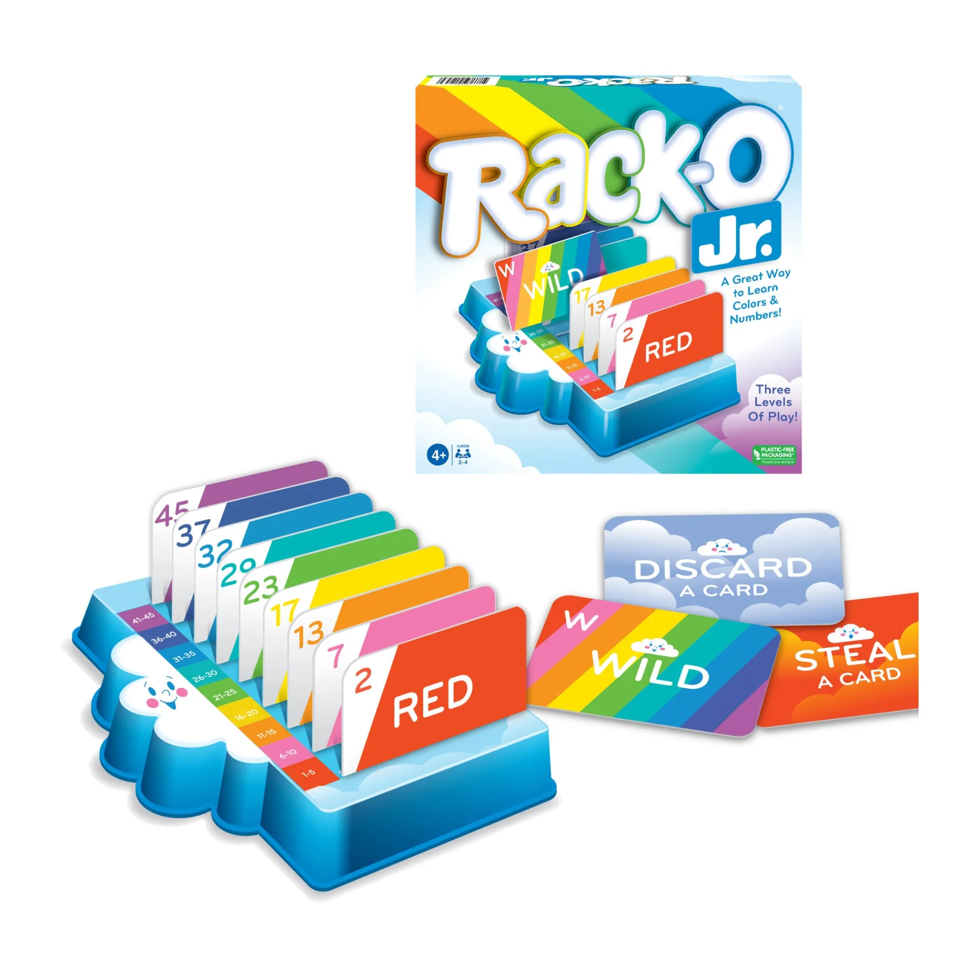 AreYouGame Rack-O Jr. Rainbow Sequence Card Game* Card Games