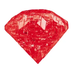 AreYouGame Radiant Ruby 3D Crystal Puzzle - Challenge Your Mind, 43 Pieces* Puzzles