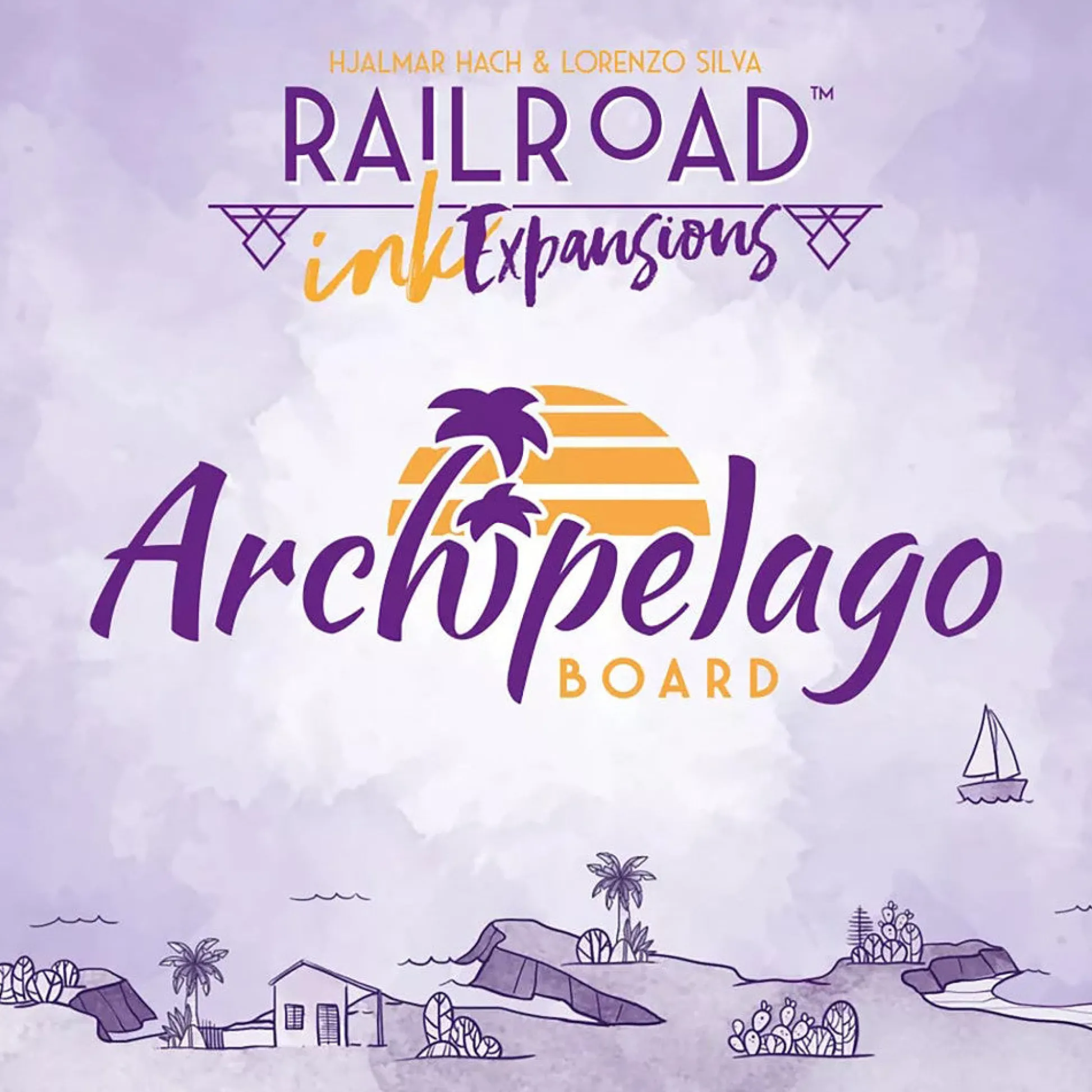 Flat River Group Railroad Ink Archipelago Expansion Board Game, Ages 8+, 1-4 Players* Board Games|Role-Playing Games
