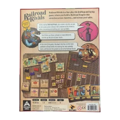 AreYouGame Railroad Rivals Premium Edition Strategy Board Game* Board Games|Role-Playing Games