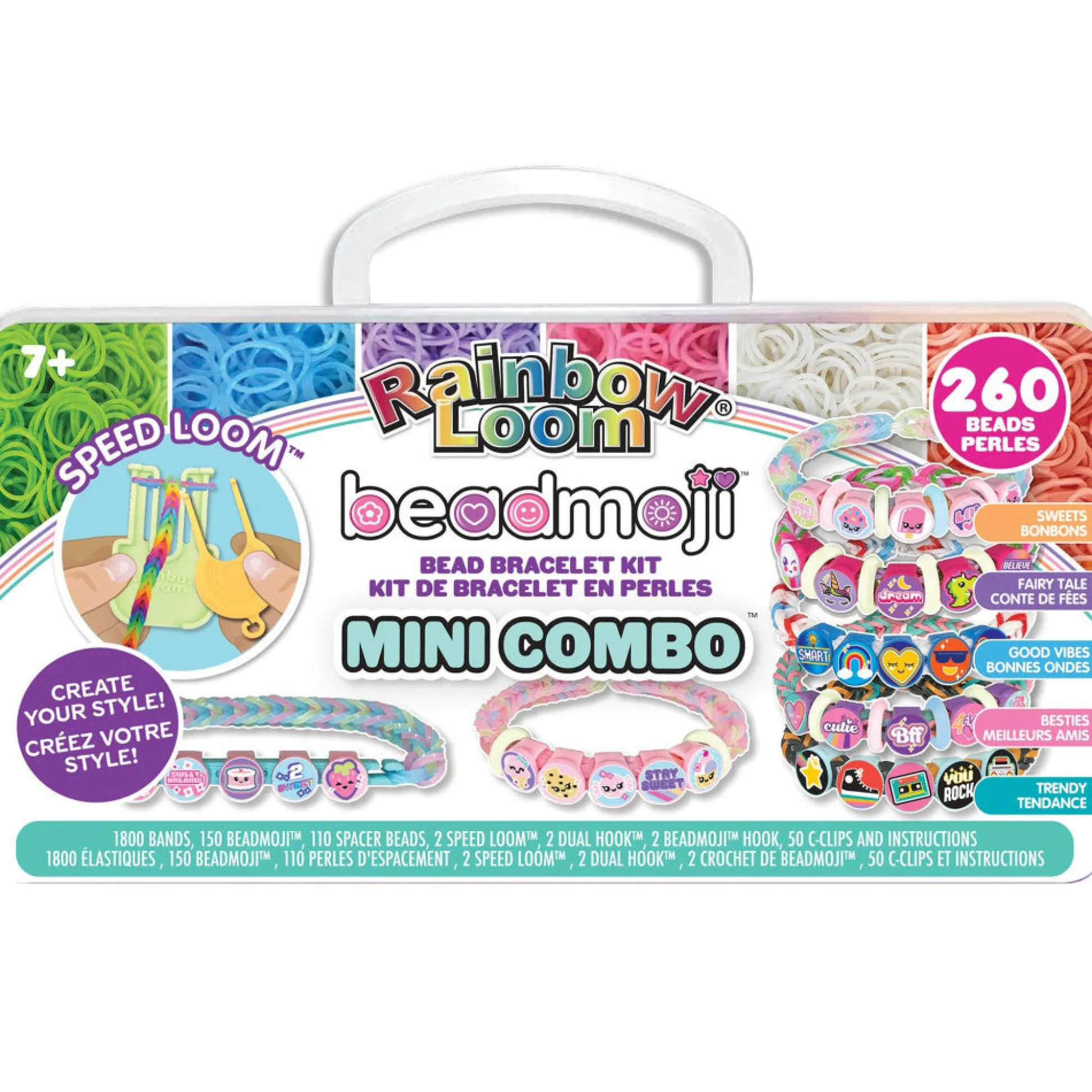 Flat River Group Rainbow Loom Beadmoji Mini Combo Jewelry Making Kit* Crafts & Activities
