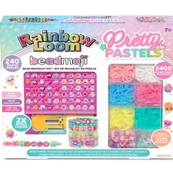 Flat River Group Rainbow Loom Beadmoji Pretty Pastels Bracelet Kit - Kids Ages 7+* Crafts & Activities